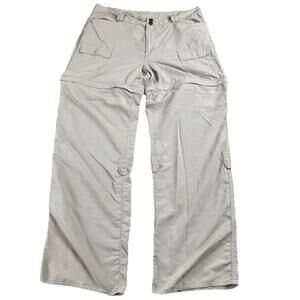 Magellan Convertible Zip Off / Roll Up Pants Stretch Nylon Women's 10 Quick Dry